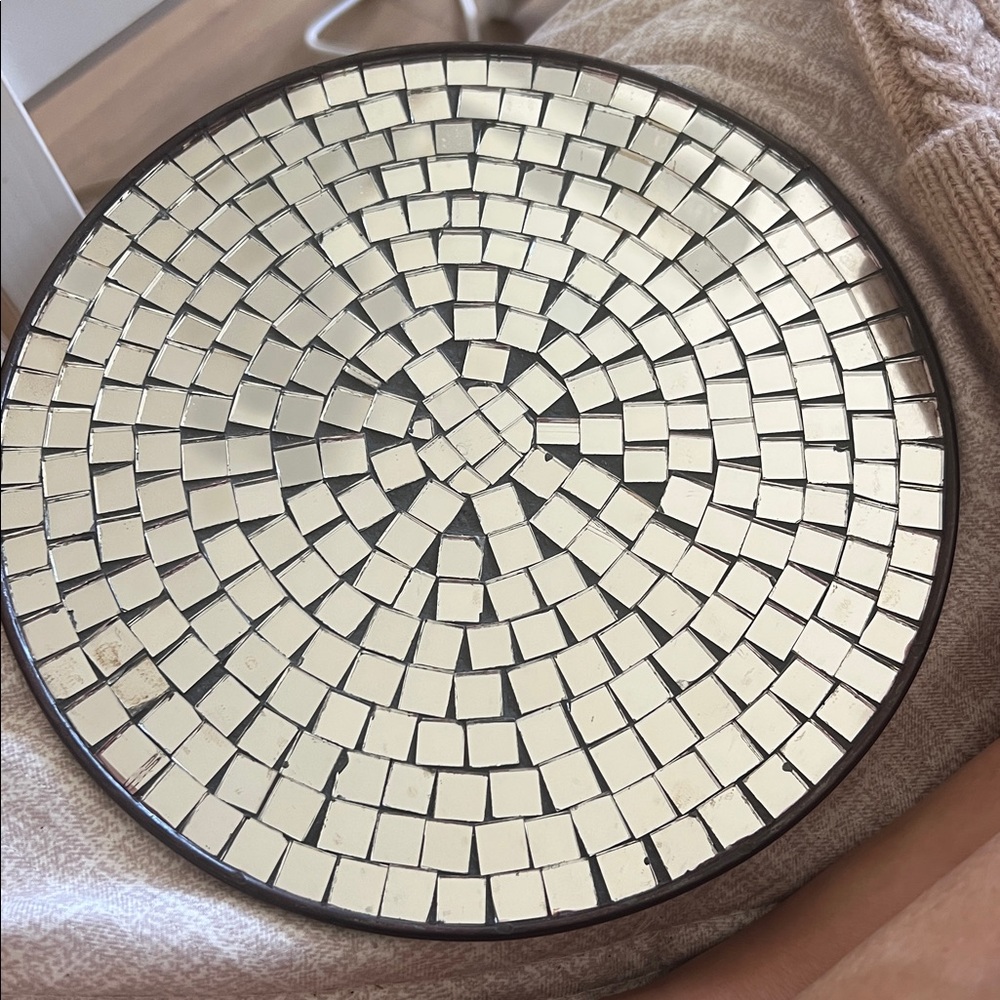 World Market Small Disco Ball Serving Tray